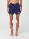 Dsquared2 Logo Navy Swim Shorts Midi In Blue