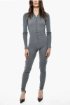 DSQUARED2 UNDERWEAR JUMPSUIT PAJAMA WITH BUTTONS