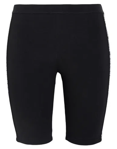 DSQUARED2 DSQUARED2 UNDERWEAR WOMAN SHORTS & BERMUDA SHORTS BLACK SIZE 6 COTTON, ELASTANE