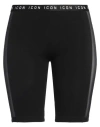 Dsquared2 Icon Jersey & Mesh Cycling Shorts In Black