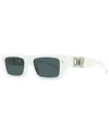 Dsquared2 Icon Rectangular Sunglasses In Gray