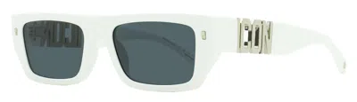 Dsquared2 Unisex Icon Low Profile Sunglasses Icon 0011/s Vk6ir White 54mm In Multi