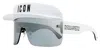 Dsquared2 Unisex Icon Visor Sunglasses Icon 0001/s Vk6t4 White 99mm In White