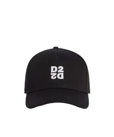 Dsquared2 Upside Down Baseball Cap In Orange