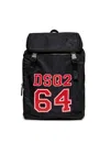 Dsquared2 Urban Backpack Branded Dsq2 64 In Black