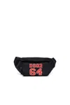 Dsquared2 Urban Waist Bag Branded Dsq2 64 In Black