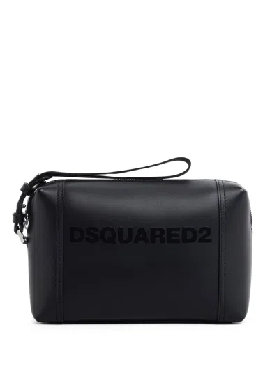 Dsquared2 Urban Wash Bag In Black