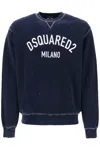 DSQUARED2 USED EFFECT COOL FIT SWEATSHIRT