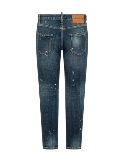 Dsquared2 Used Effect Mini Denim Jeans