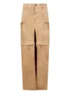 Dsquared2 Utility Distressed Maxi Skirt In Brown