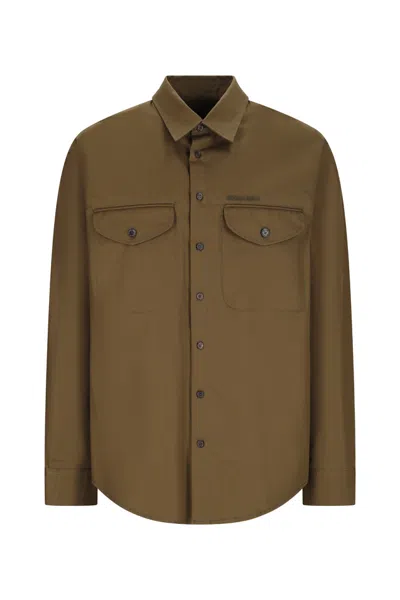 DSQUARED2 DSQUARED2 LOGO DETAILED UTILITY SHIRT