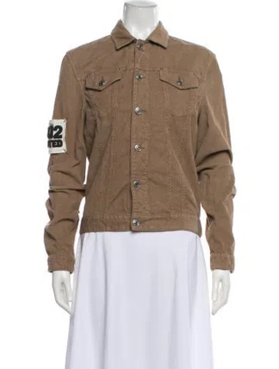 Pre-owned Dsquared2 Utility Jacket In Brown