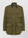 Dsquared2 Utility Jacket With Epaulettes And Pockets In Green