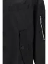 Dsquared2 Utility Polyamide Bomber Jacket In Black