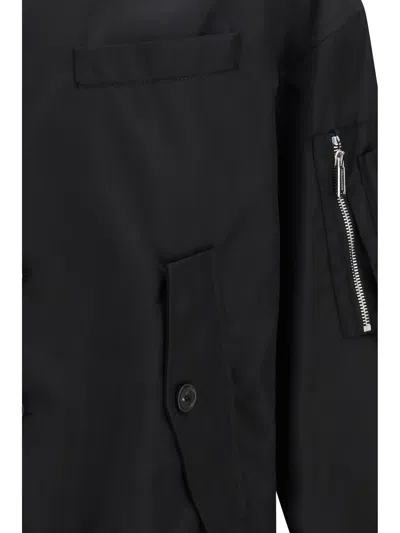 Dsquared2 Utility Polyamide Bomber Jacket In Black