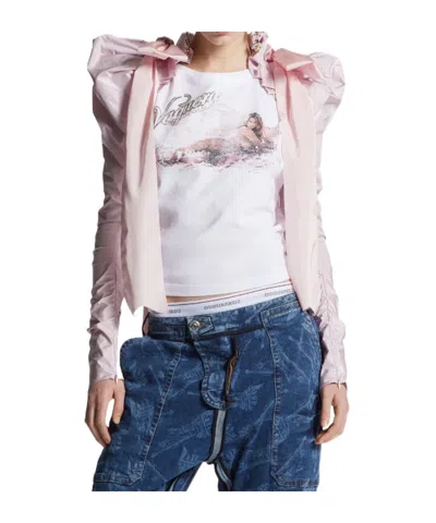 Dsquared2 V Marie Antoniette Shrug In Pink