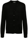 Dsquared2 V-neck Cardigan With Button-down Front And Front Pockets