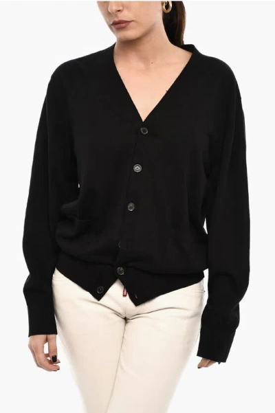 Dsquared2 V-neck Lightweight Cardigan With Breast Pocket Grösse Xs