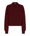 Dsquared2 Cropped Sweater Sweaters And Cardigans Bordeaux In Transparent
