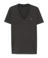 Dsquared2 V-neck T-shirt In Black