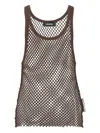 Dsquared2 Vagatore Tank Top In Brown