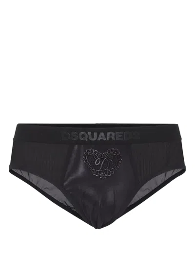Dsquared2 Dsquared Black Briefs In Multi