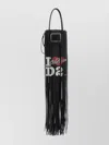 Dsquared2 Vaquera Capsule Handbag Fringe Detailing In Black