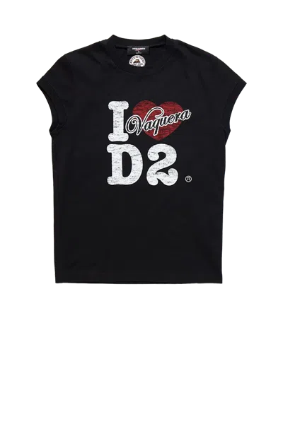Dsquared2 Vaquera Loves D2 Tee Black