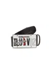 Dsquared2 Logo-buckle Leather Belt In Black