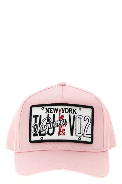 Dsquared2 Vaquera X  Capsule Cap In Pink