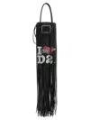 Dsquared2 Vaquera Capsule Handbag Fringe Detailing In Black