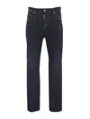 Dsquared2 Belt-loop Jeans In Blue