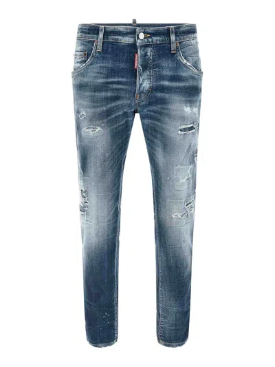 Dsquared2 Skater Jeans In Blue