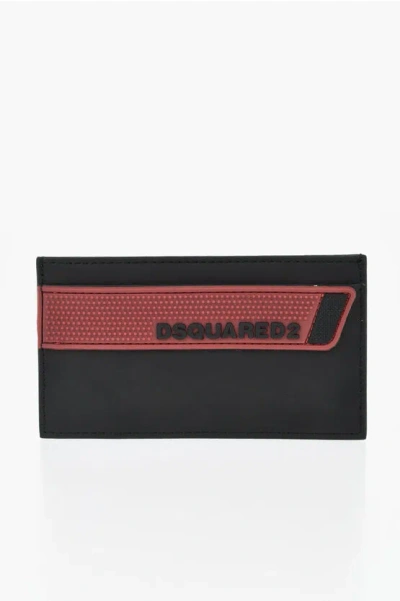 Dsquared2 Vegan Leather Card Holder With Pvc Details