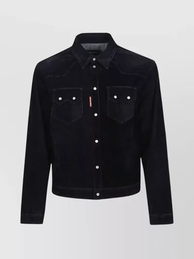 DSQUARED2 VELVET CORDUROY JACKET ADJUSTABLE WAIST