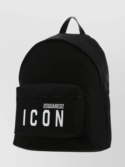 Dsquared2 Icon Logo-print Backpack In Nero
