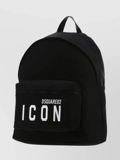 Dsquared2 Versatile Adjustable Strap Backpack In Black