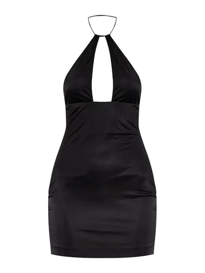 DSQUARED2 VESTIDO MIDI - NEGRO