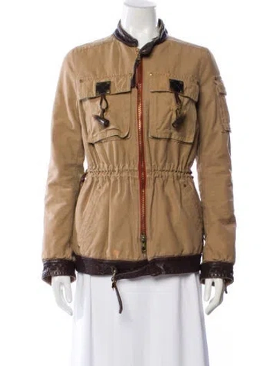 Pre-owned Dsquared2 Vintage 2000's Utility Jacket In Neutral