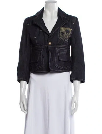 Pre-owned Dsquared2 Vintage 2005 Denim Jacket In Blue