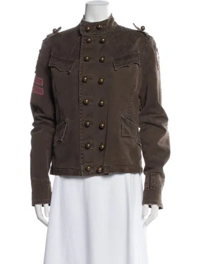Pre-owned Dsquared2 Vintage 2006 Denim Jacket In Brown