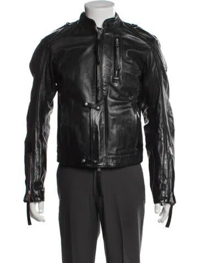 Pre-owned Dsquared2 Vintage 2007 Moto Jacket In Black