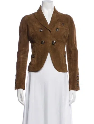 Pre-owned Dsquared2 Vintage 2009 Blazer In Brown