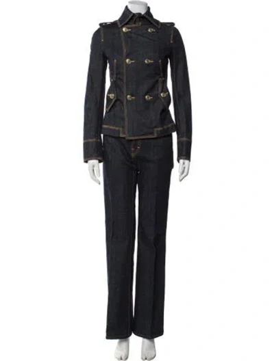 Pre-owned Dsquared2 Vintage 2009 Pantsuit In Blue