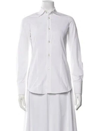 Pre-owned Dsquared2 Vintage 2010 Button-up Top In White