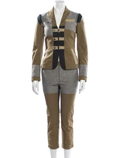 Pre-owned Dsquared2 Vintage 2010 Pantsuit In Neutrals