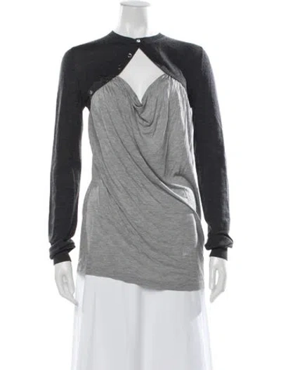 Pre-owned Dsquared2 Vintage 2010 Top In Grey