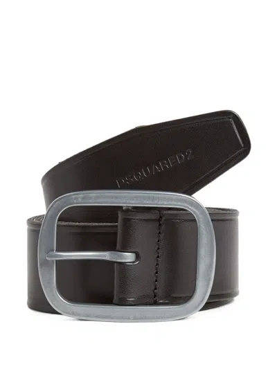 Dsquared2 Vintage Belt In Black