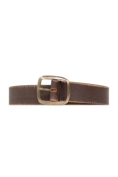 Dsquared2 Vintage Buckle Belt In Brown