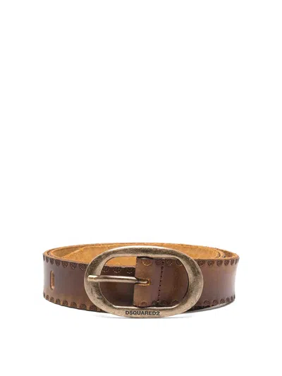 DSQUARED2 VINTAGE BUCKLE BELT
